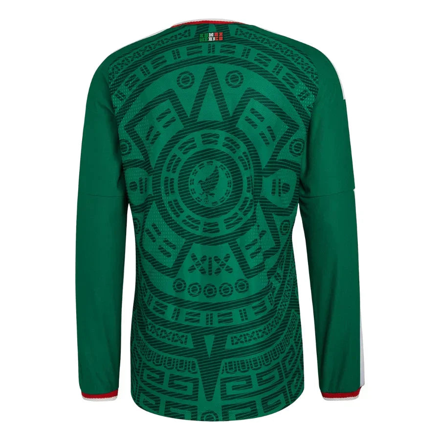 Mexico Home - Long Sleeve Shirt 2026 World Cup - Authentic Player
