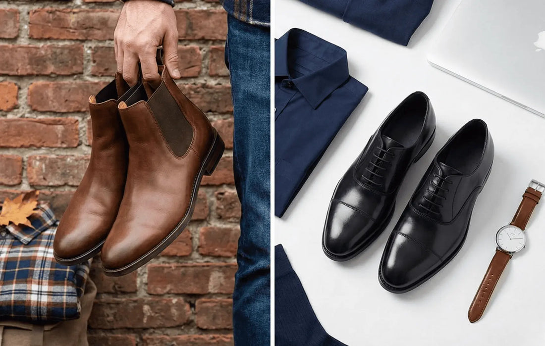 Leather Boots vs Dress Shoes: When to Wear Each Style
