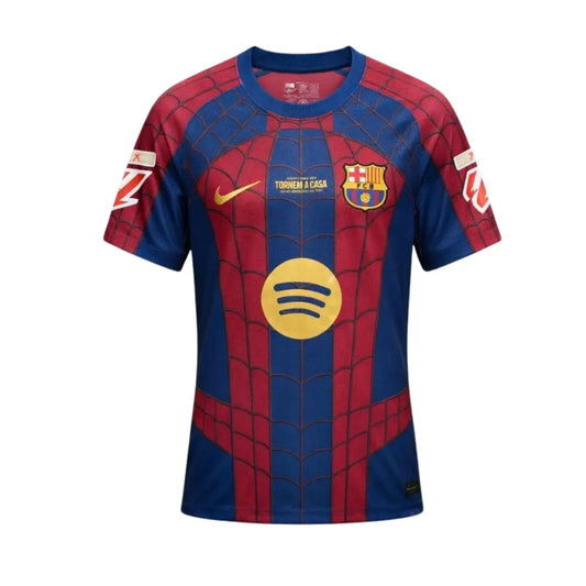 Barcelona x Spider Man Special Edition 2026 Jersey - Player Version Slim Fit