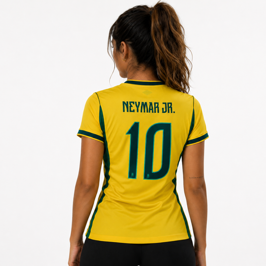 Brazil Away Jersey World Cup 2026 - Women's #NEYMAR JR - 10