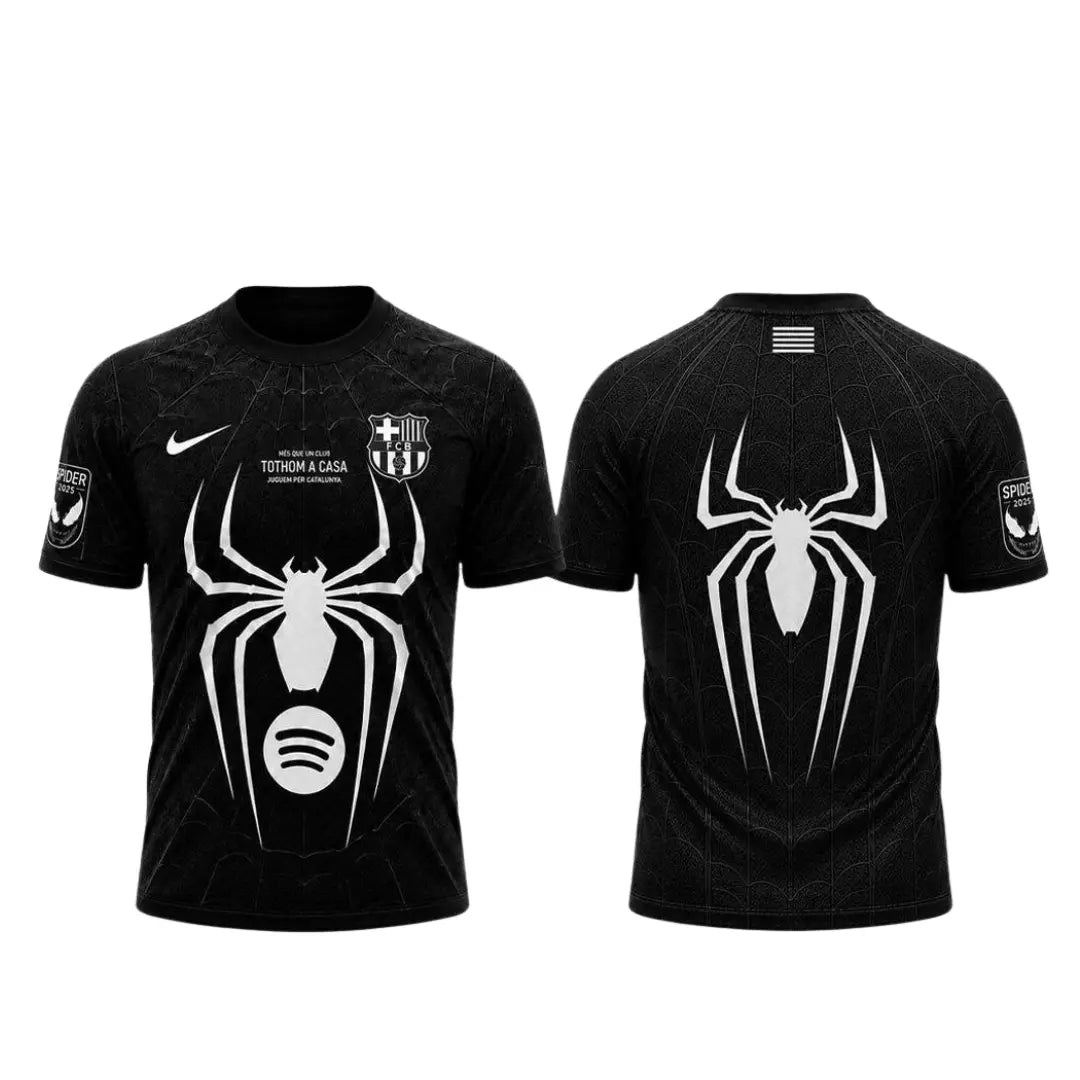 Barcelona x Spider Man Venom Special Edition 2026 Jersey - Player Version Slim Fit