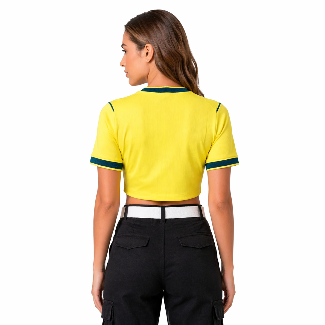 Brazil Home Jersey World Cup 2026 - Women's Cropped