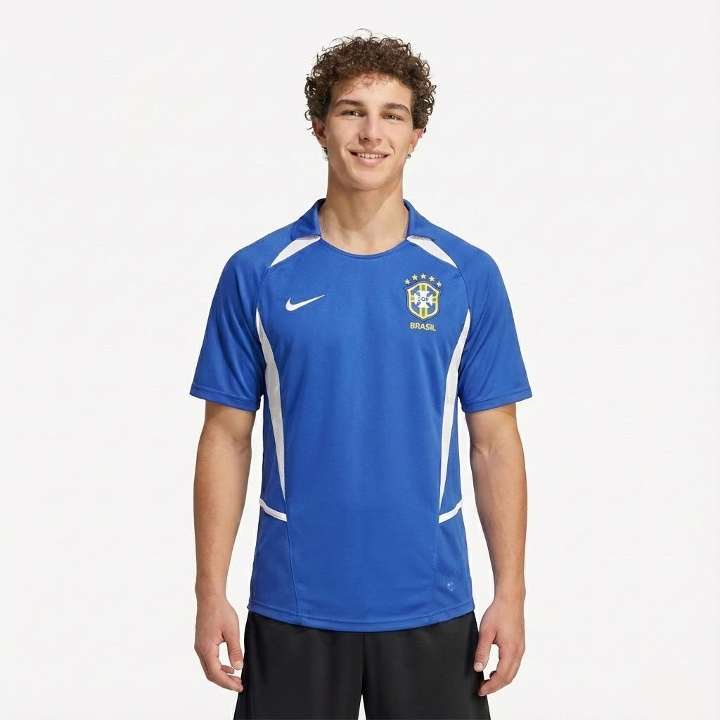 Brazil Away Jersey World Cup 2002/03 - Retro Version