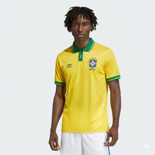 Brazil Home Jersey 1991/92 - Retro Version