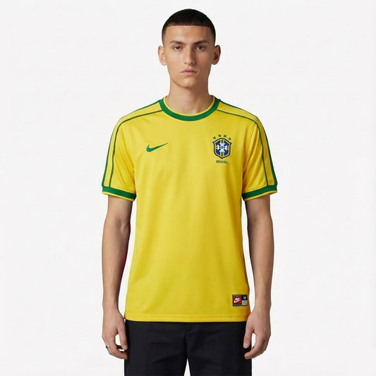 Brazil Home Jersey World Cup 1998/99 - Retro Version