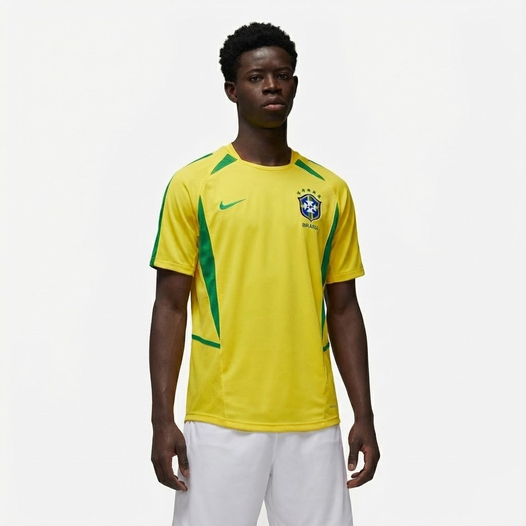 Brazil Home Jersey World Cup 2002/03 - Retro Version