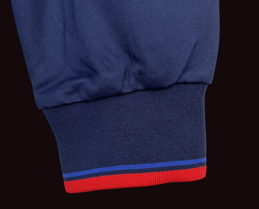 Barcelona 100 Years Retro Shirt 1999 Blue and Claret - long