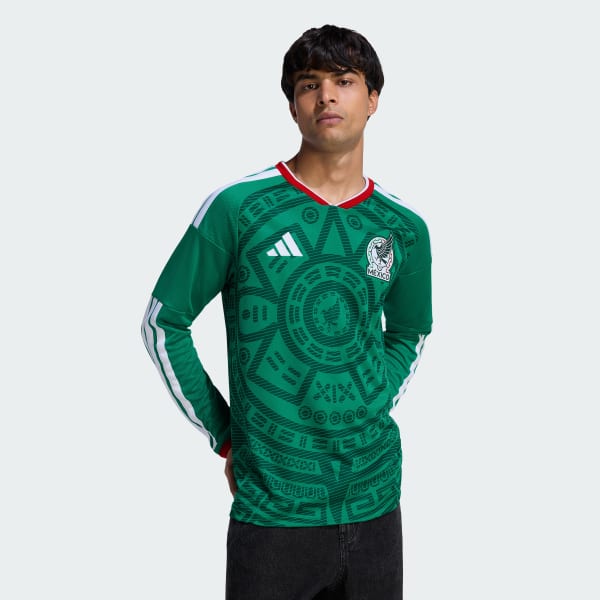 Mexico Home - Long Sleeve Shirt 2026 World Cup - Authentic Player