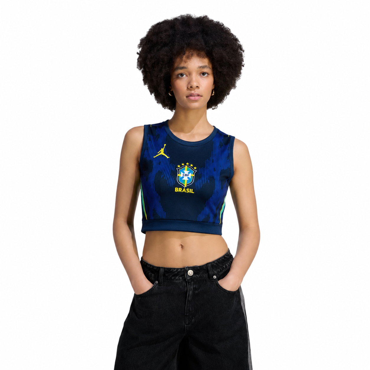 Brazil Away Jersey World Cup 2026 - Women's Cropped