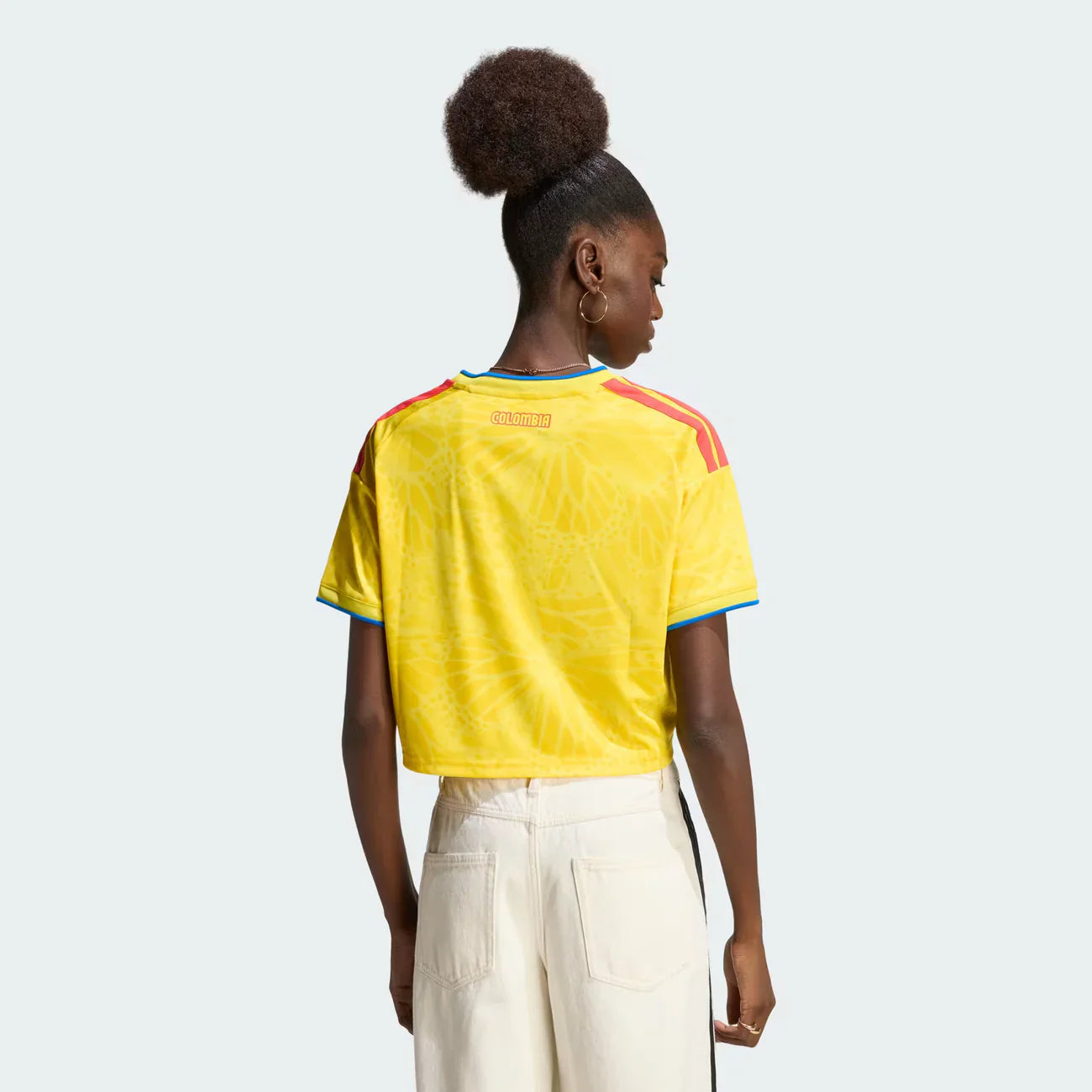 2026 Colombia Women's Stadium Home Cropped Soccer Jersey - World Cup 2026