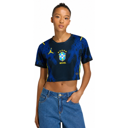 Brazil Away Jersey World Cup 2026 - Women's Cropped