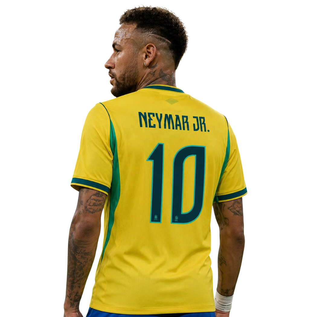 Brazil Away Jersey World Cup 2026 - Fan Version #NEYMAR JR - 10