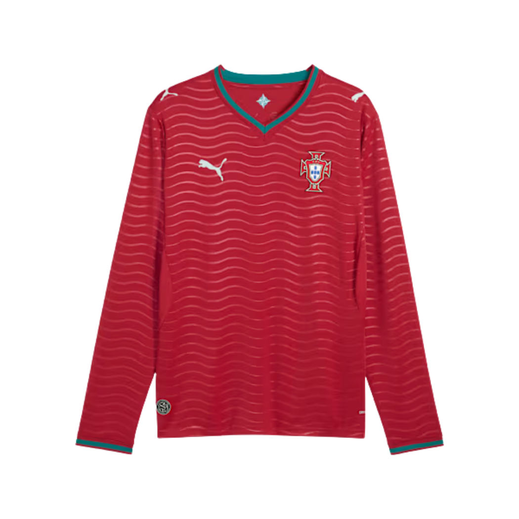 Camisa Seleção Portugal I Manga Longa - Copa do Mundo 2026