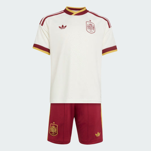 Spain 2026 World Cup Away Kids Kit