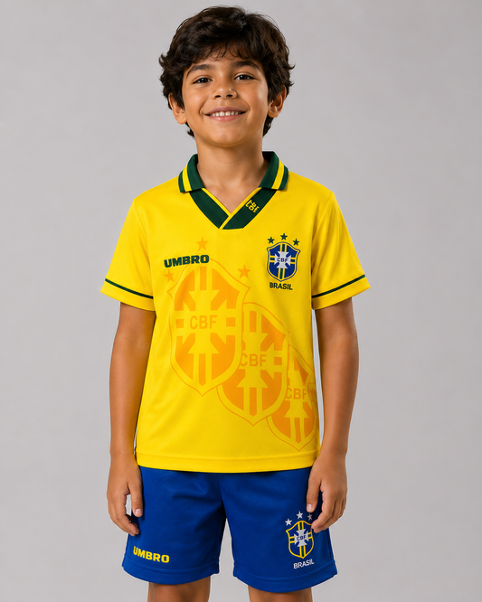 Brazil Home Jersey World Cup 1994 - Kids Version