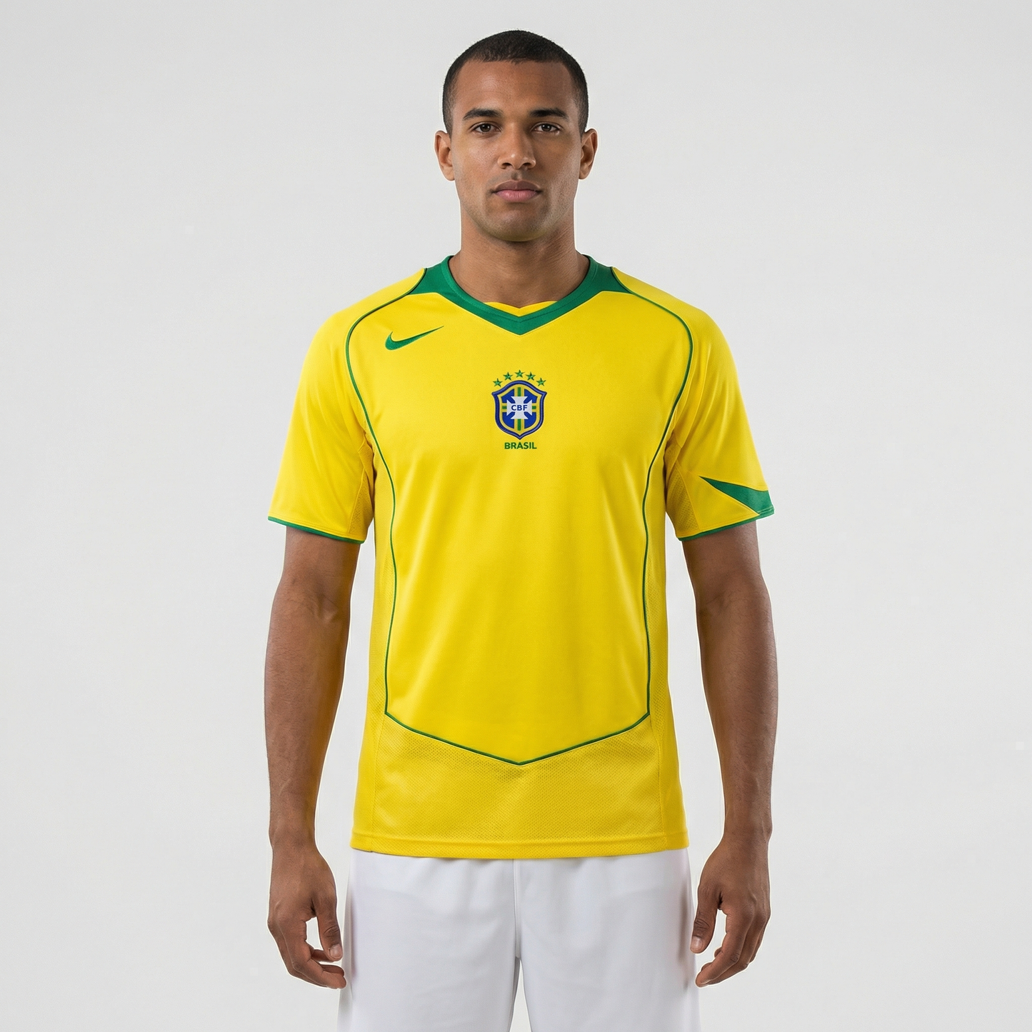 Brazil Home Retro Jersey 2004 - Fan Version
