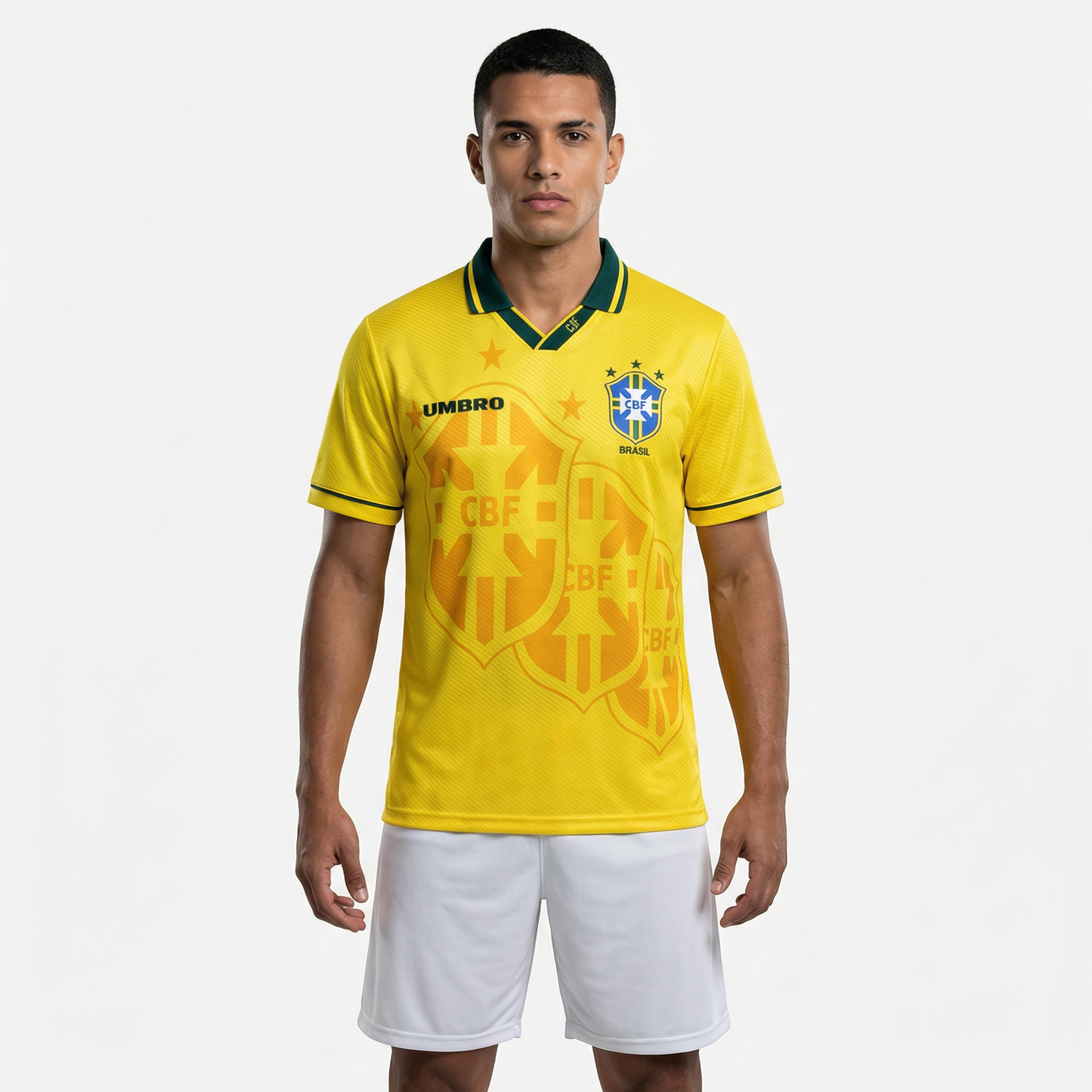 Brazil Home Jersey 1993/94 - Retro Version