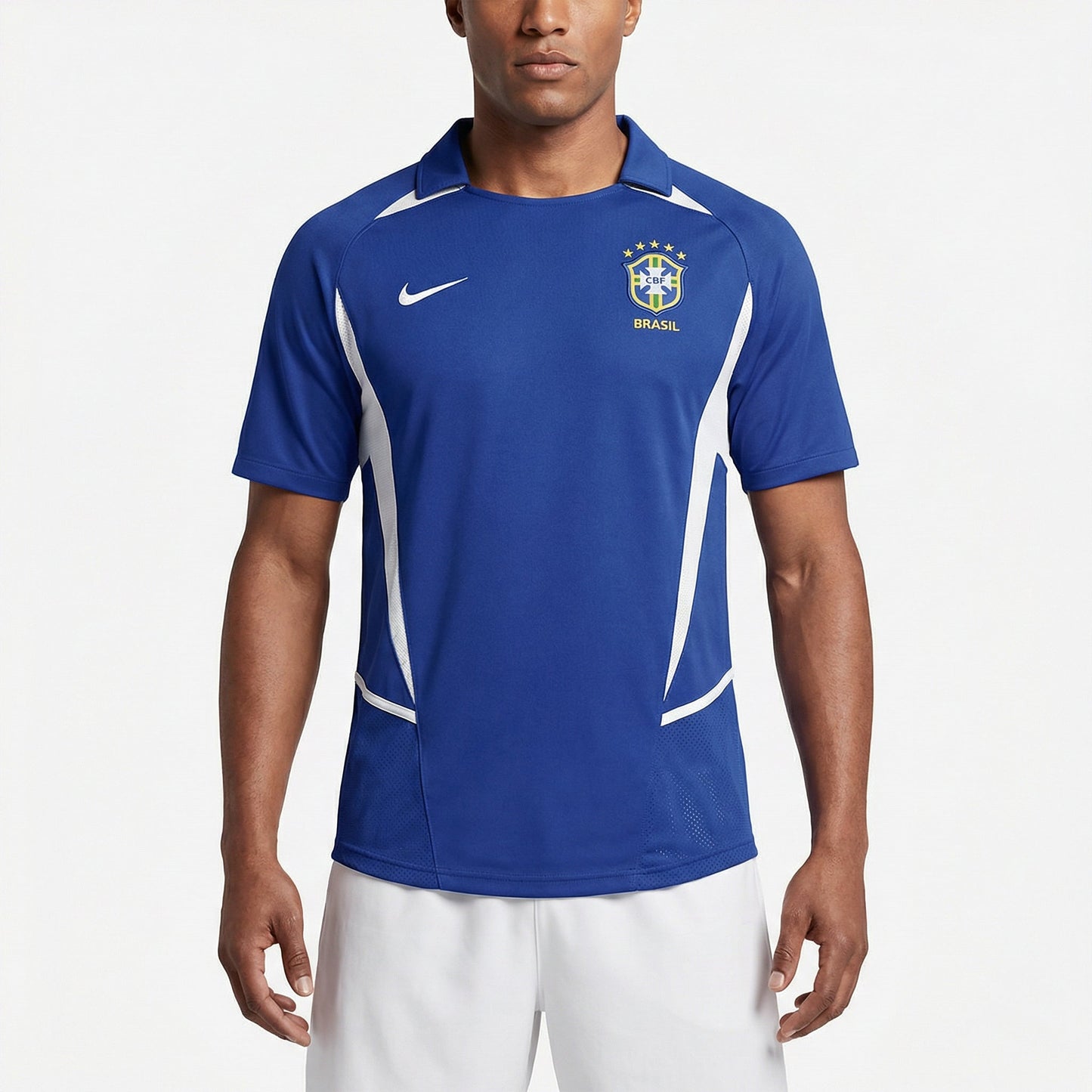 Brazil Home Jersey World Cup 2002 - Retro Version