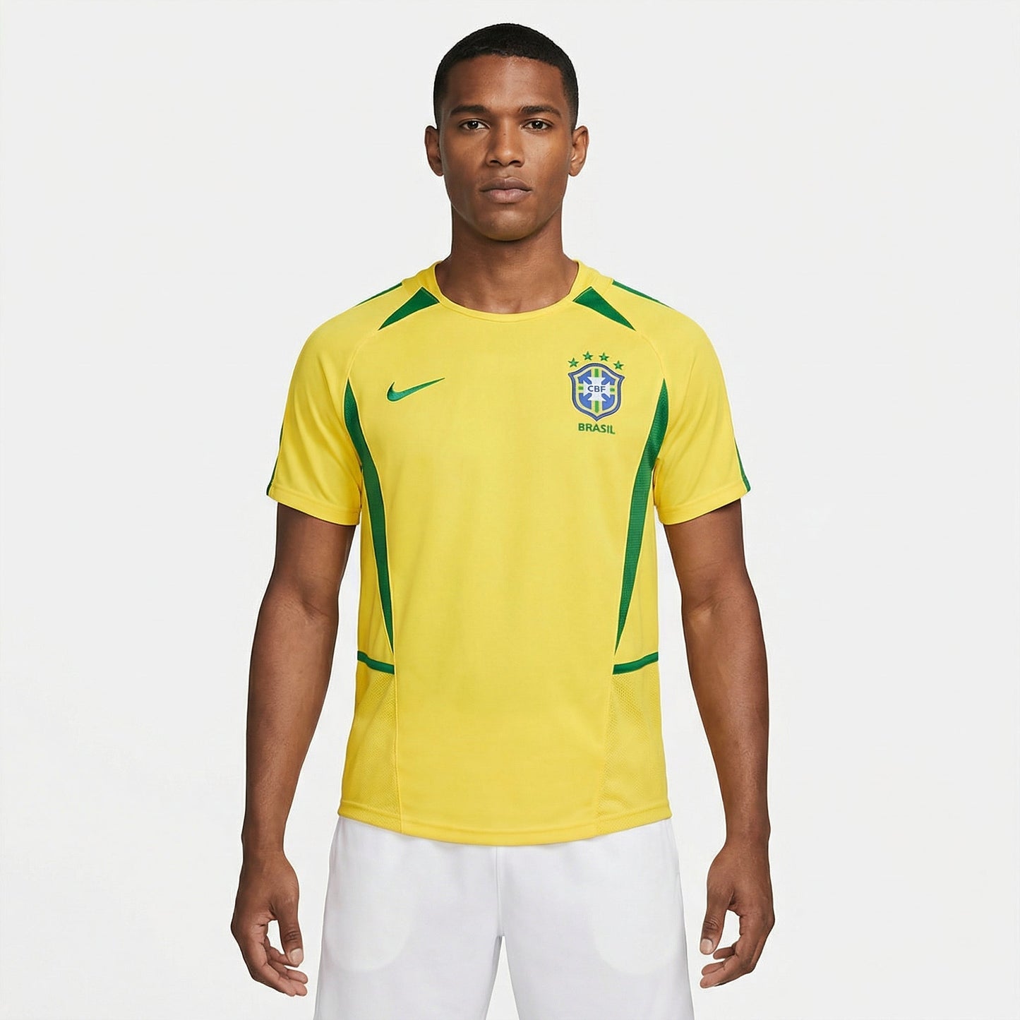 Brazil Home Retro Jersey 2002 - Fan Version
