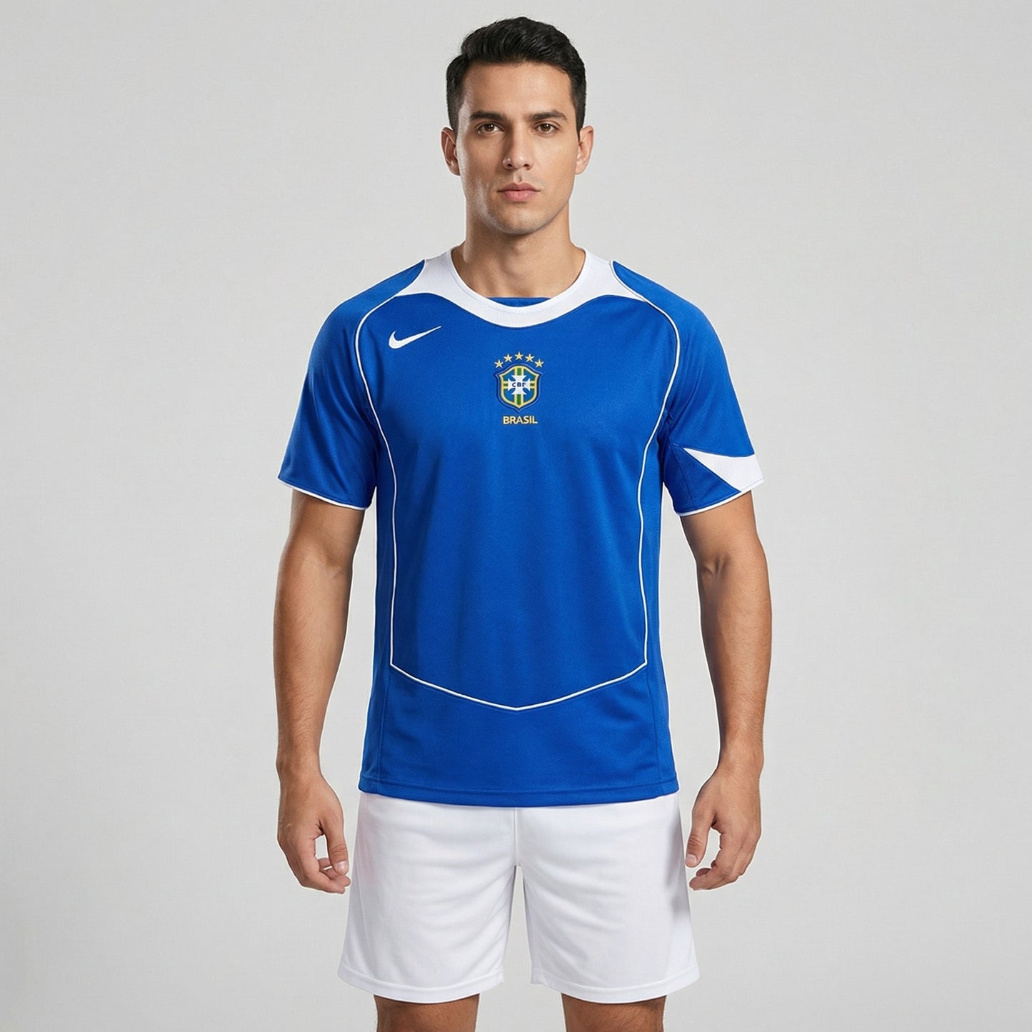 Brazil Home Retro Jersey 2004/05 - Fan Version