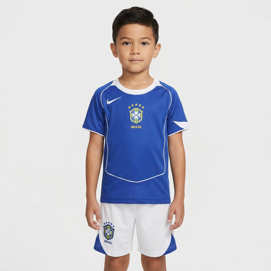 Brazil Away Jersey 2004 - Kids Version
