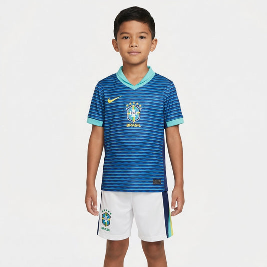 Brazil Away Jersey Copa America 2024/25 - Kids Version