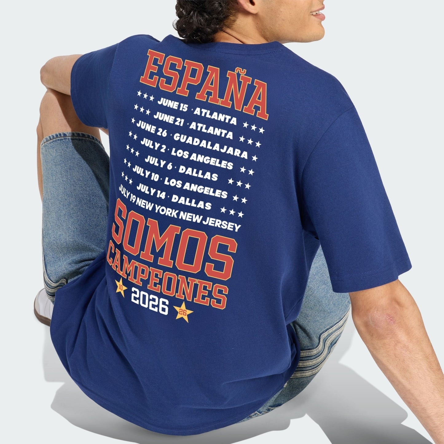 Spain 2026 World Cup Champions Jersey Blue