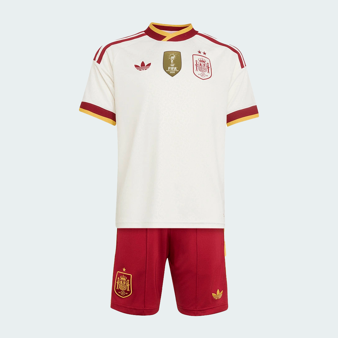 Spain 2026 World Cup Champions Away Kids Kit