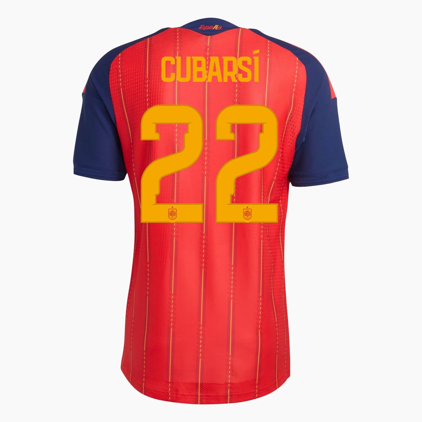 Spain 2026 World Cup Home Player Version Jersey — Cubarsí 22