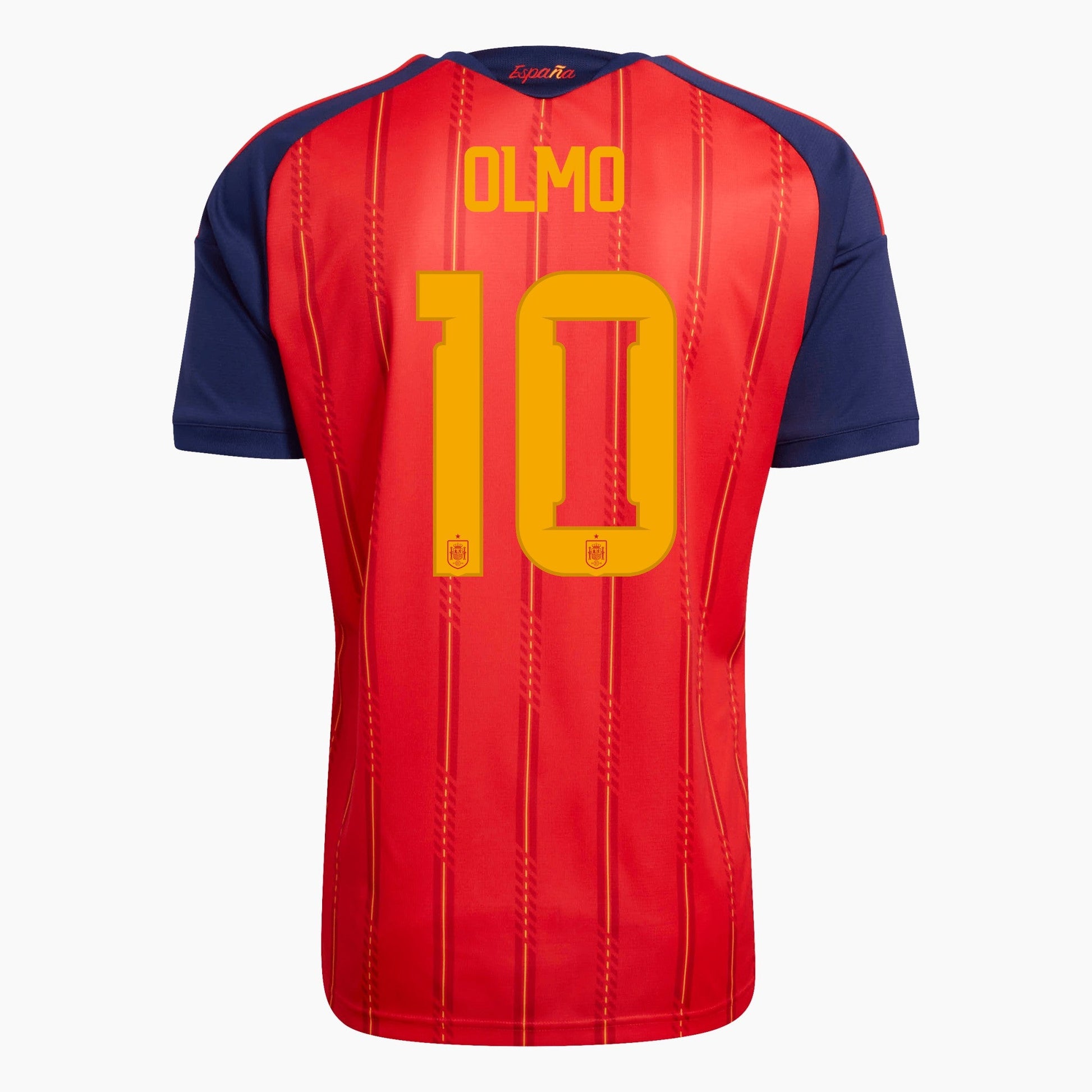 Spain 2026 World Cup Home Player Version Jersey — Dani Olmo 10