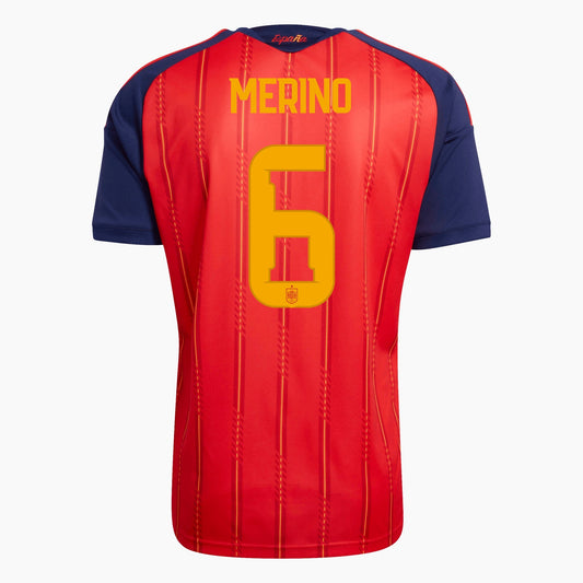 Spain 2026 World Cup Home Player Version Jersey — Merino 6